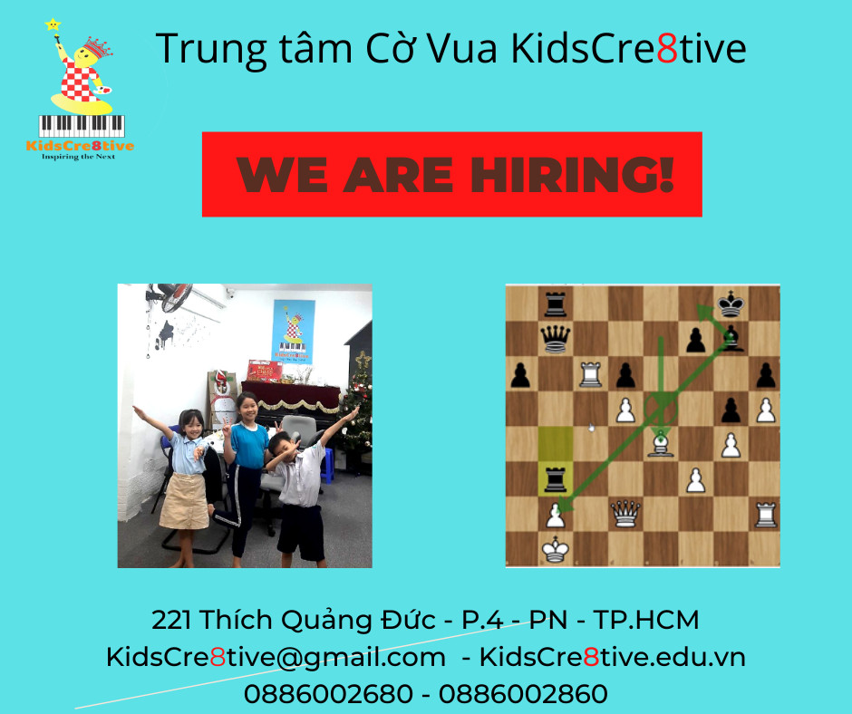 TUYỂN DỤNG GIÁO VIÊN - KidsCre8tive